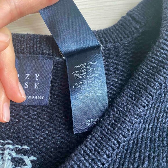 Vtg Crazy Horse Liz Clairborne Sailboat Nautical Cardigan Size S Grandmacore - Picture 4 of 7